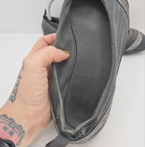 vintage Puma | Blokecore gray sporty activewear ballet flats shoes | WMS 7.5 - Picture 6 of 12